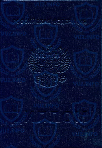 Обложка диплома колледжа, техникума 2008 2009 2010 годов окончания